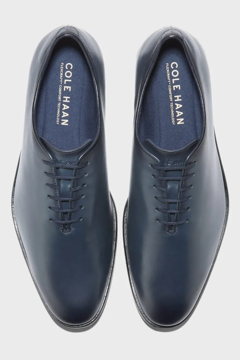 Чоловічі темно-сині шкіряні оксфорди Foster Grand Wholecut Oxford 5