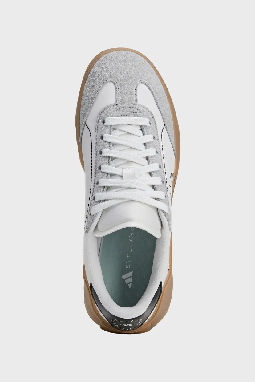 Женские белые кроссовки adidas by Stella McCartney Court Boost 3