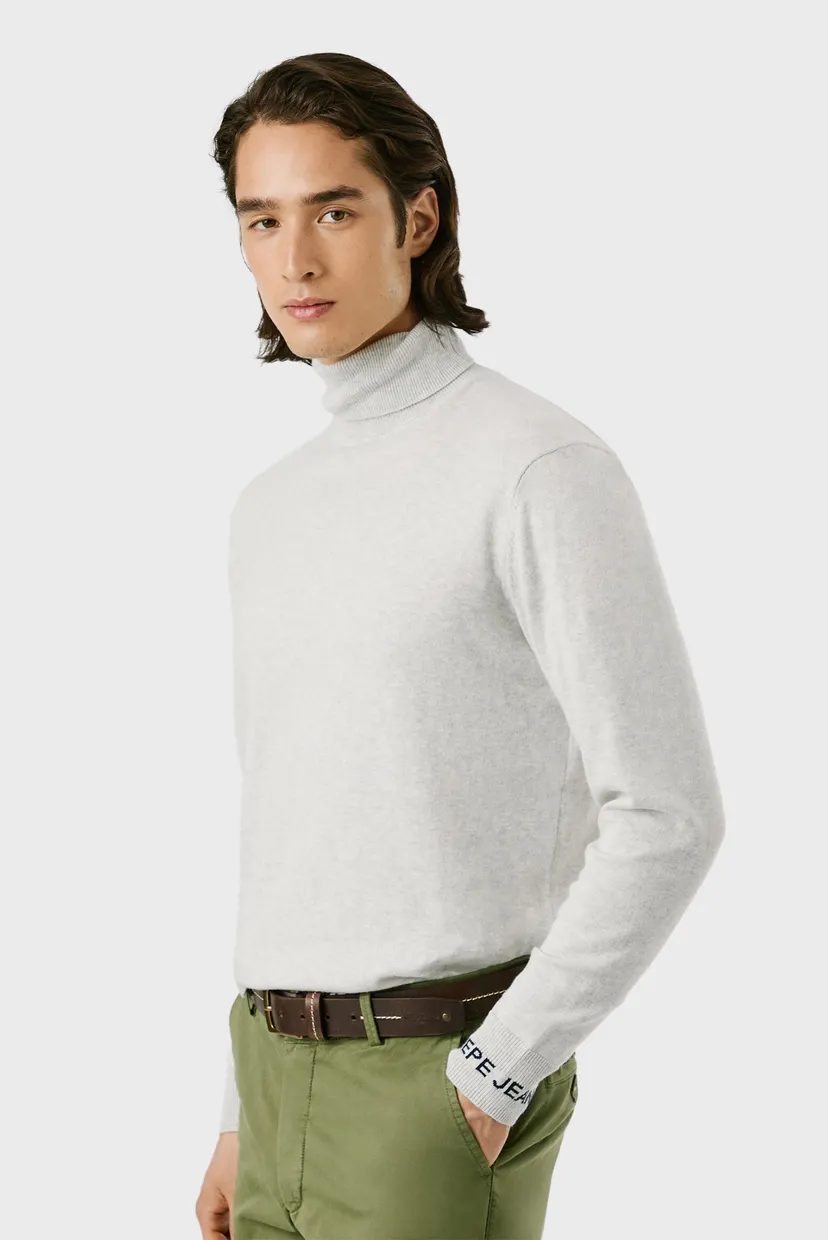 Чоловічий світло-сірий гольф ANDRE TURTLE NECK 3
