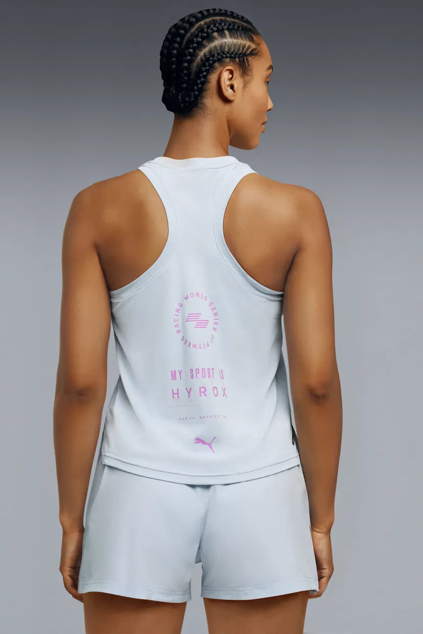 Жіноча блакитна майка PUMA x HYROX DRYELITE Tank Top Women 3