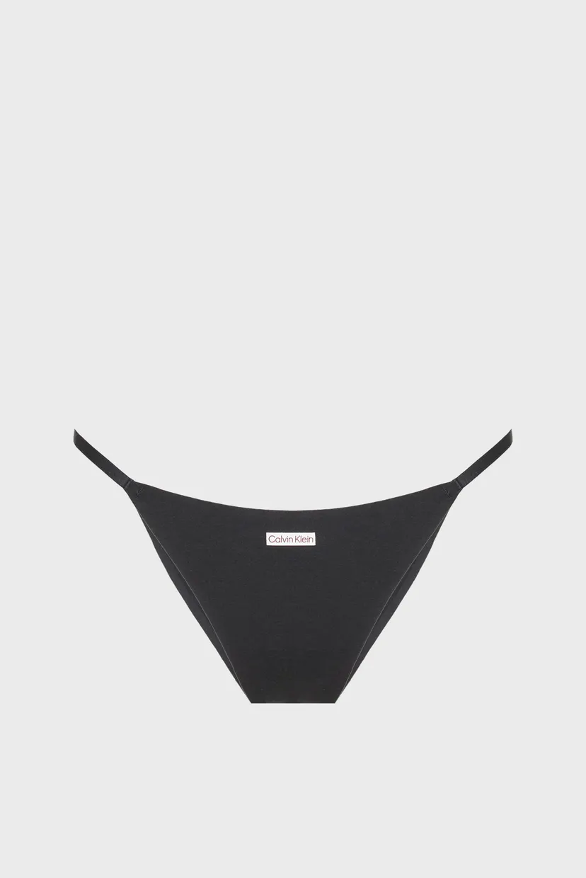Женские черные трусики STRING BIKINI 6
