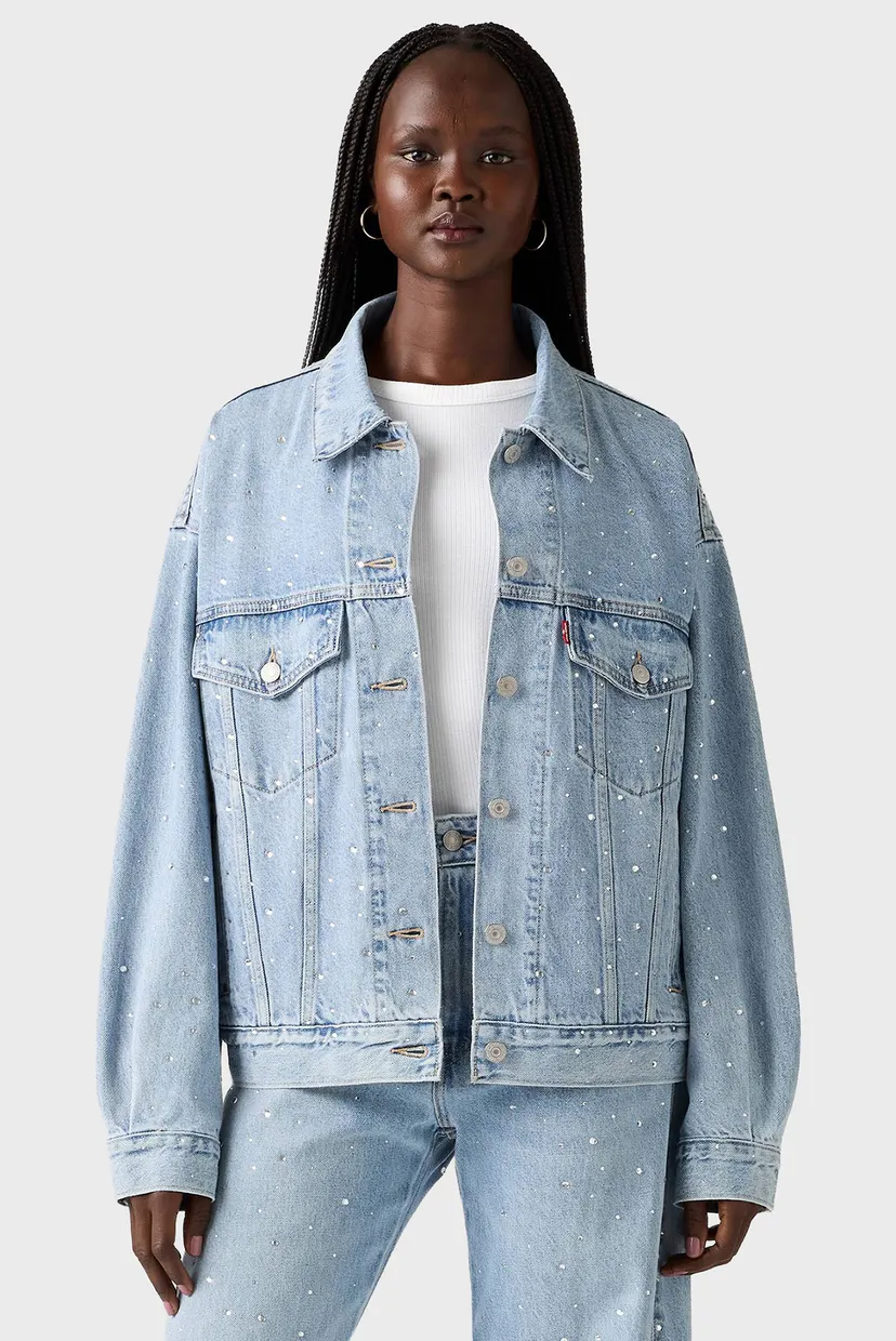 Женская голубая джинсовая куртка Levi's® A1743;0145 — MD-Fashion