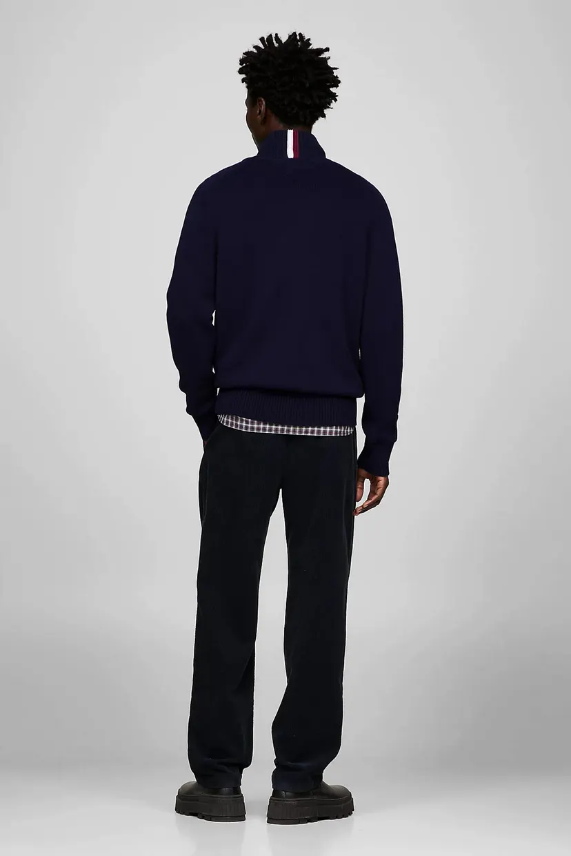 Чоловічий темно-синій кардиган MONOTYPE CHUNKY COTTON ZIP THRU 3