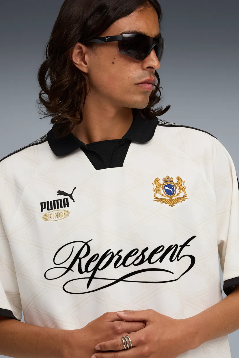 Чоловіча біла футболка PUMA x REPRESENT KING Jersey Men 5