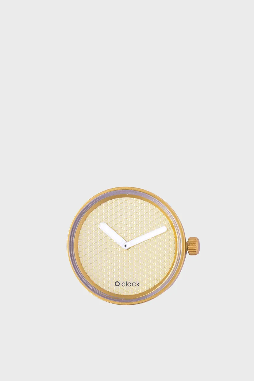 Жіночий золотистий годинник O clock 3