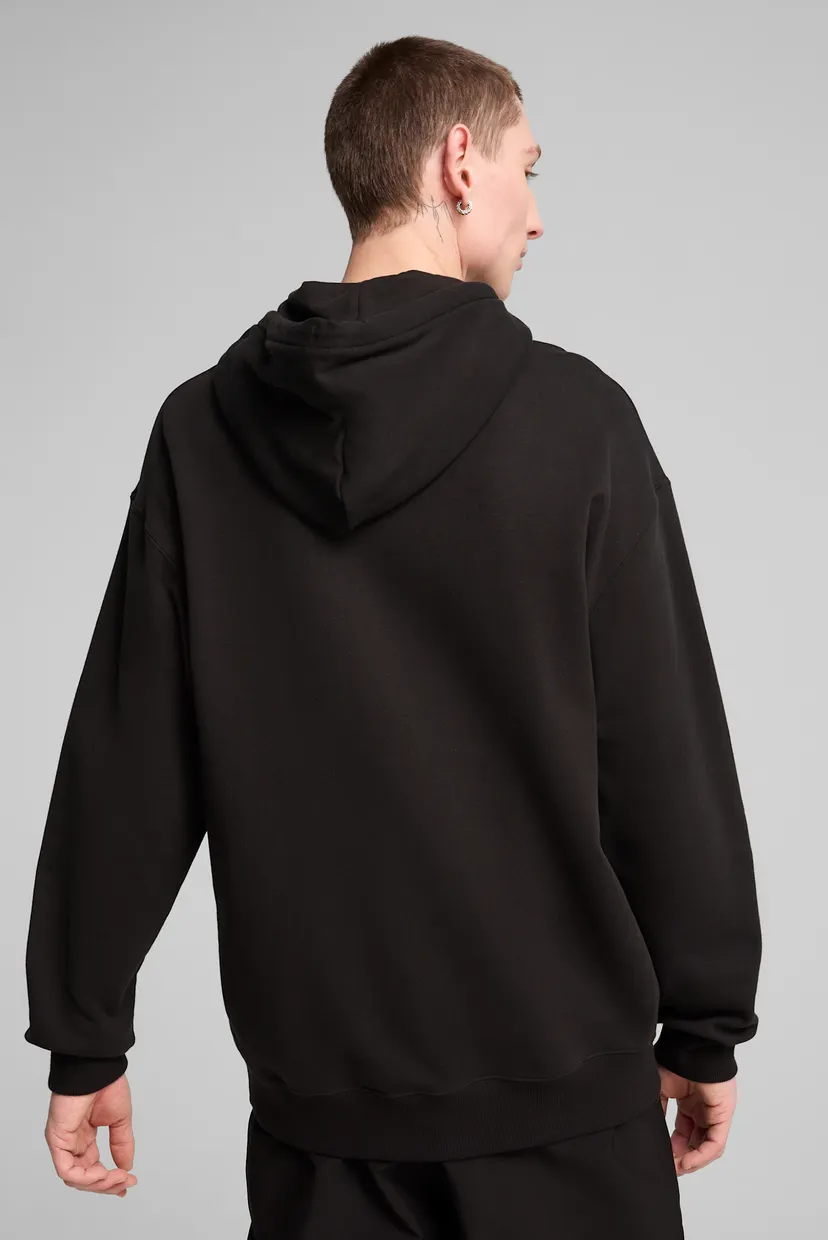 Мужское черное худи WARDROBE ESS Relaxed Hoodie Men 3