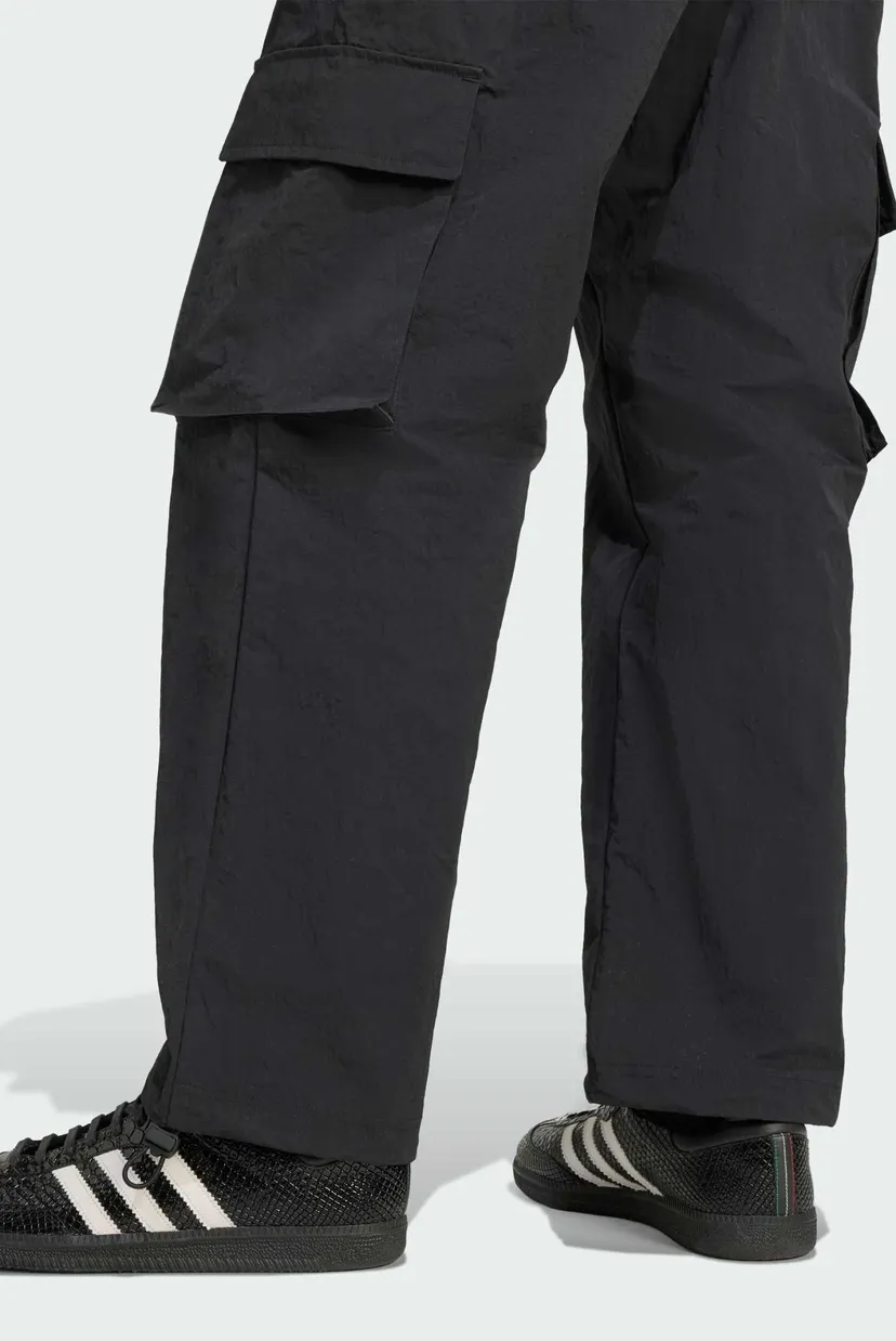 Чоловічі чорні спортивні штани Front Stripes Woven 5