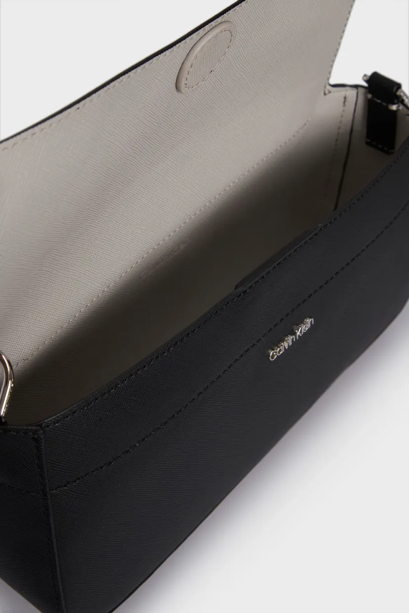 Жіноча чорна сумка BUSINESS SHOULDER BAG_SAFFIANO 5