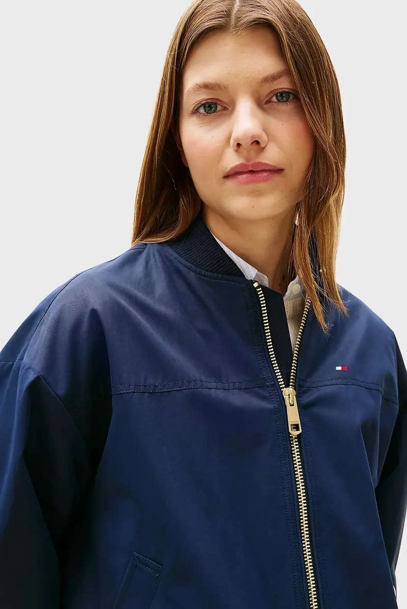 Женская синяя куртка COTTON NYLON REG 4