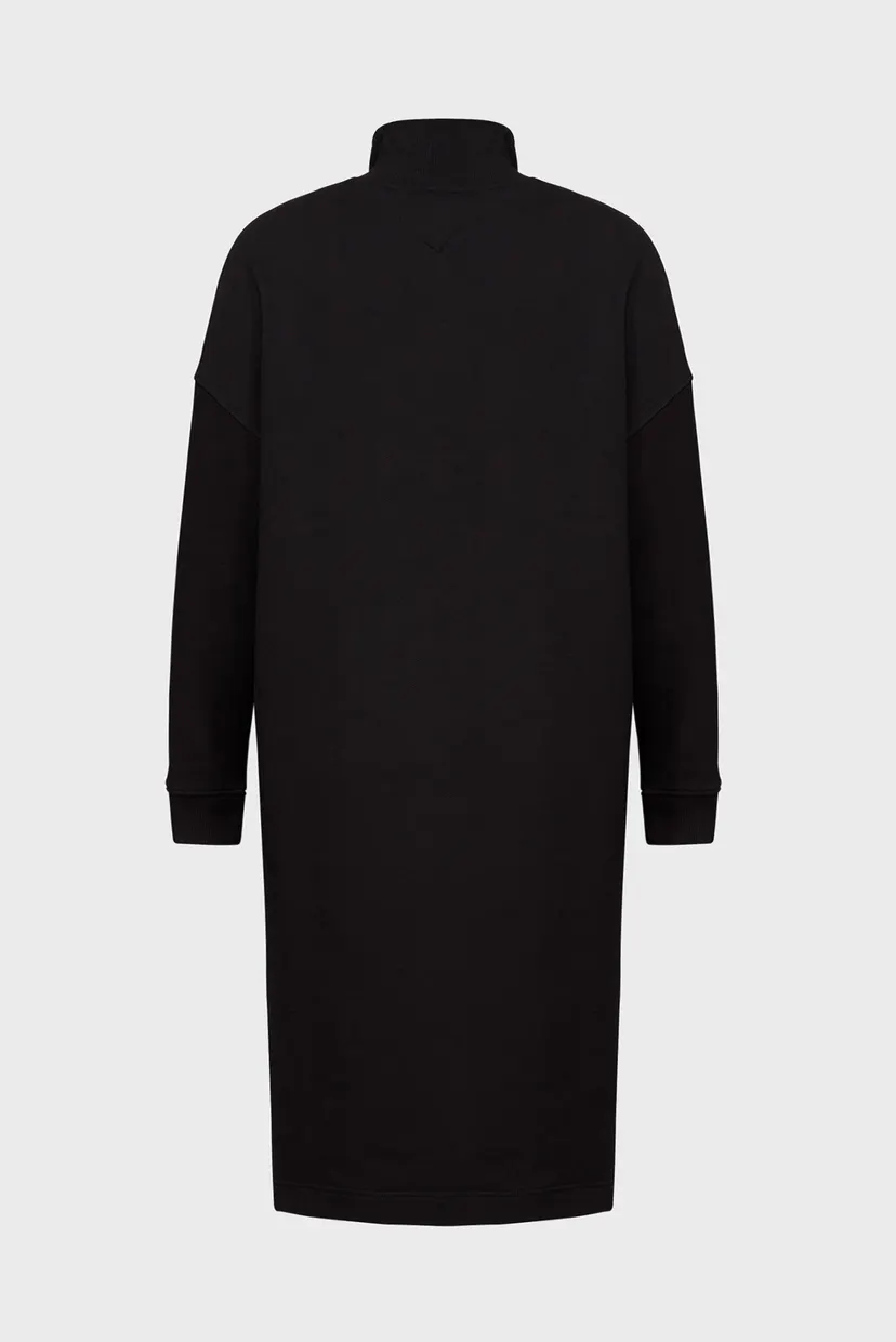 Жіноча чорна сукня TJW NEW VARISTY MOCK NECK DRESS 7