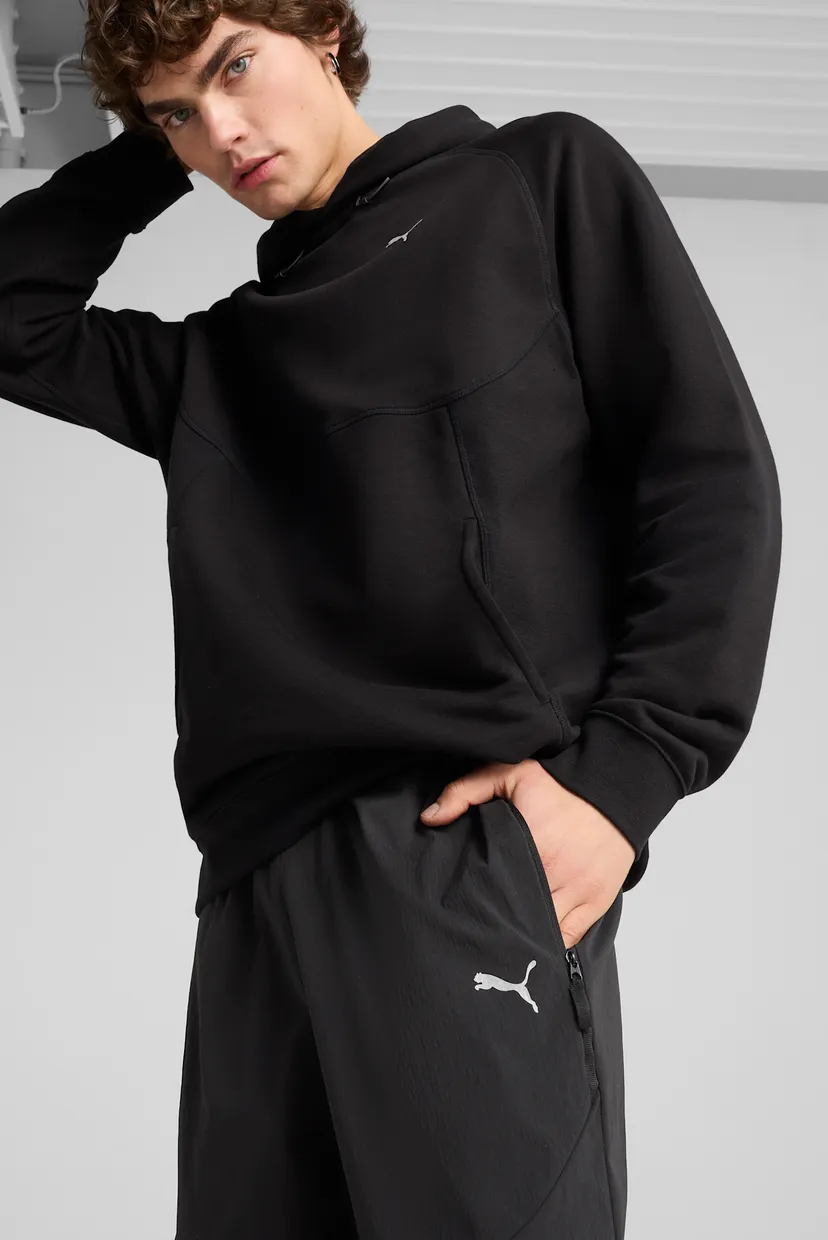 Мужские черные спортивные брюки PUMATECH Relaxed Cargo Pants Men 4