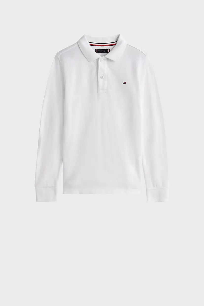 Детское белое поло REG POLO LS 5