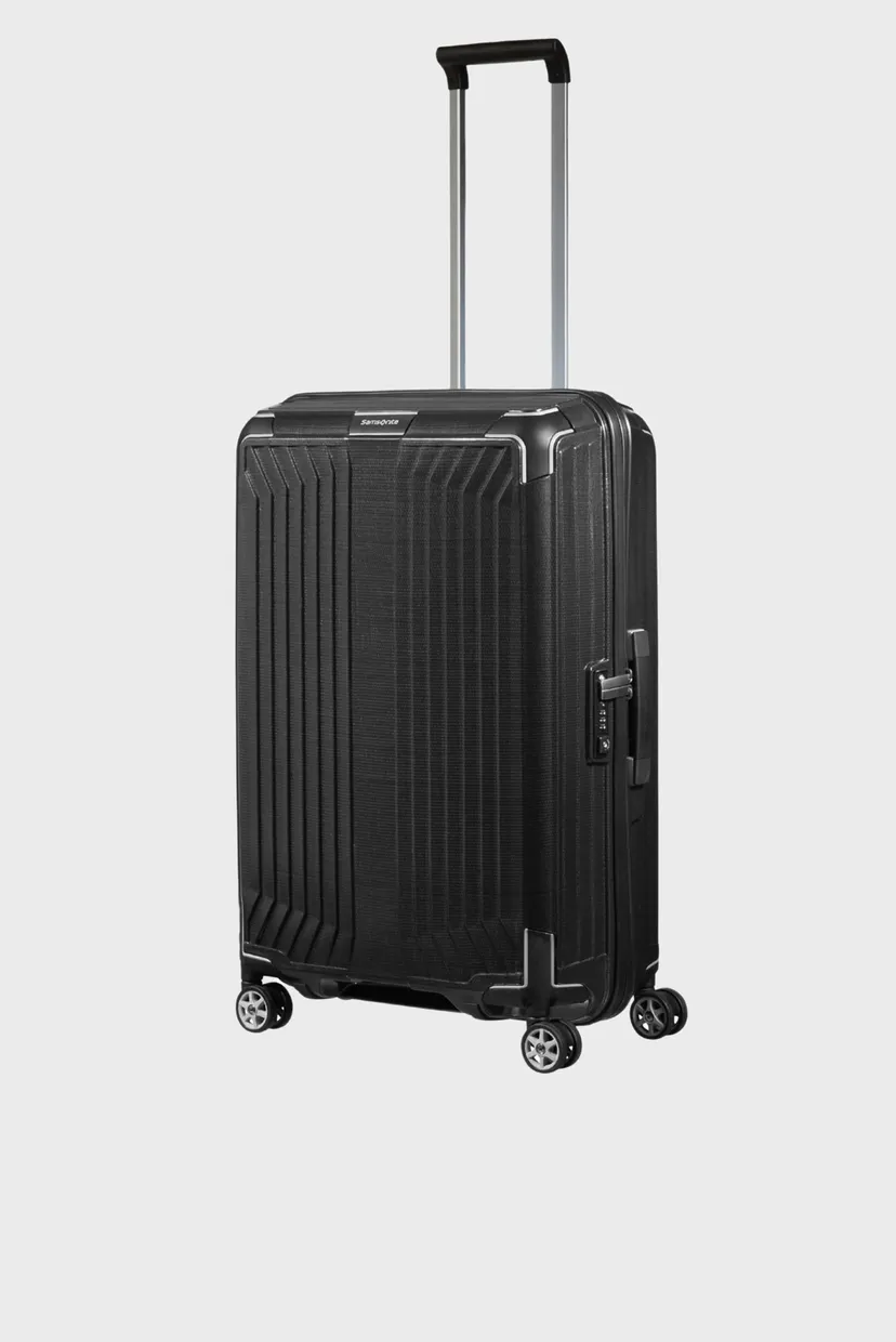 Черный чемодан 69 см LITE-BOX BLACK 4