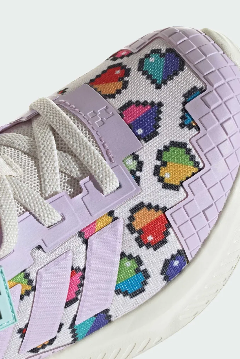 Детские сиреневые кроссовки ADIDAS MINECRAFT FORTARUN 4.0 CHILDREN 8