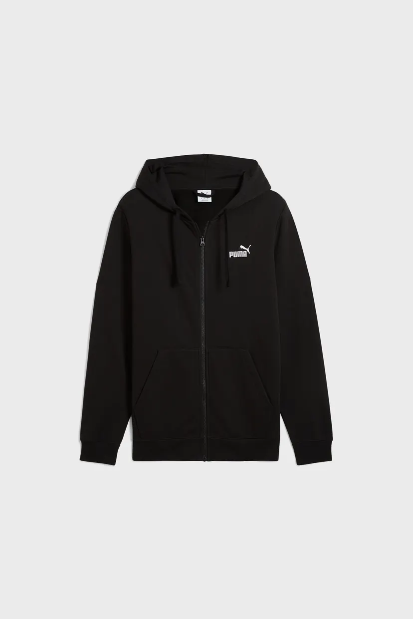 Чоловіче чорне худі Essentials No. 1 Logo Full-Zip Hoodie Men 6