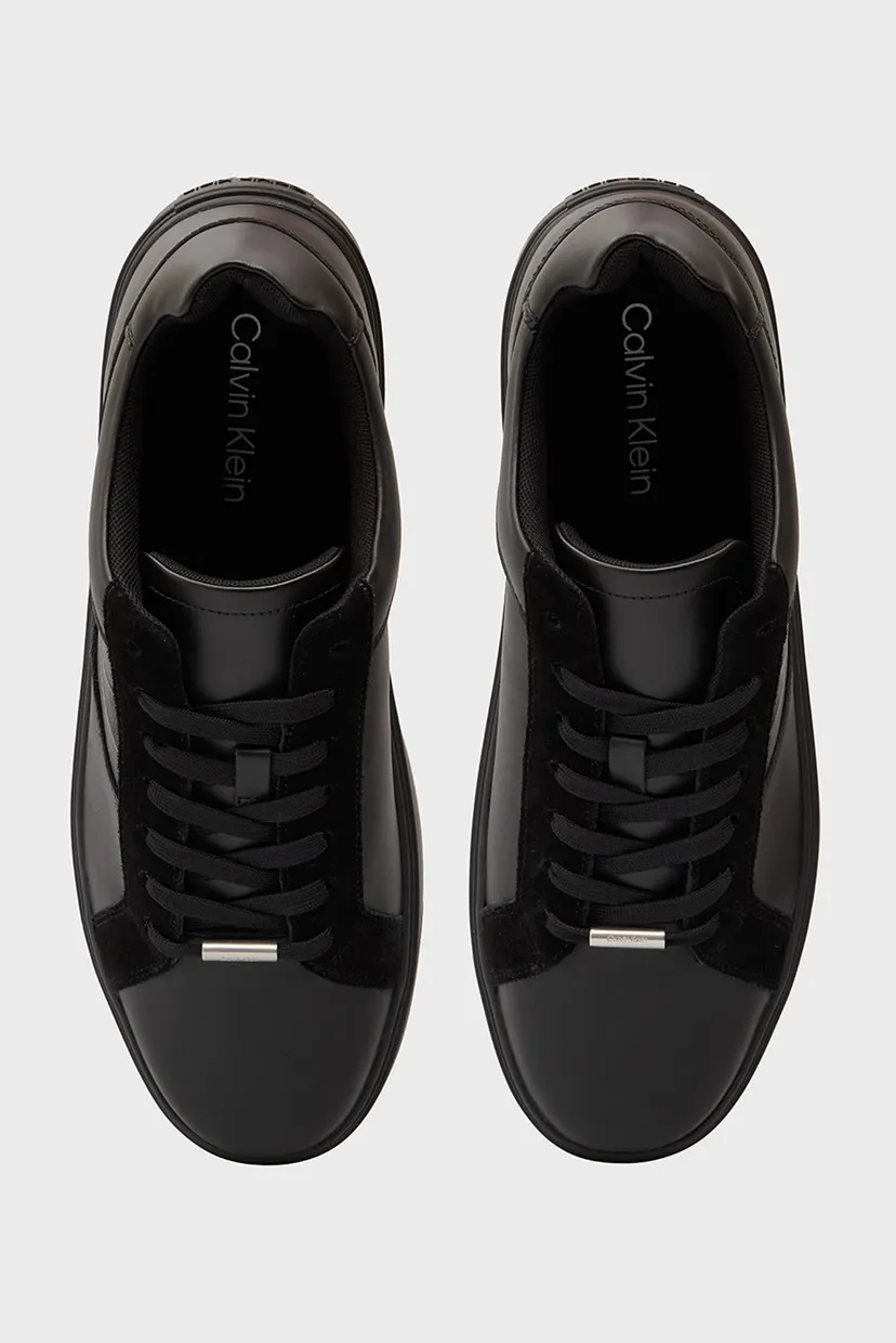 Мужские черные кожаные сникерсы CLASSIC CUPSOLE 4