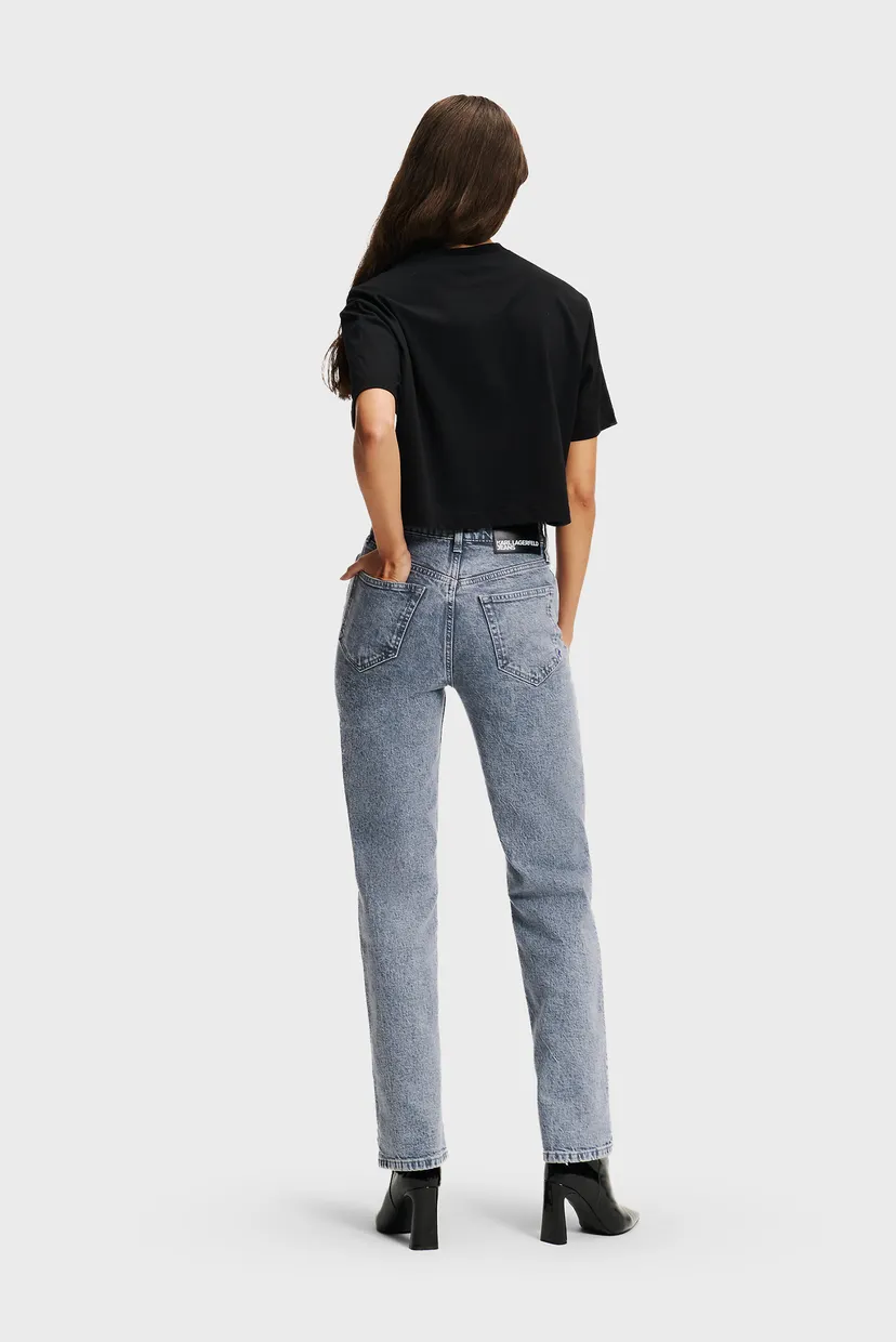Женские голубые джинсы klj hr straight denim 3