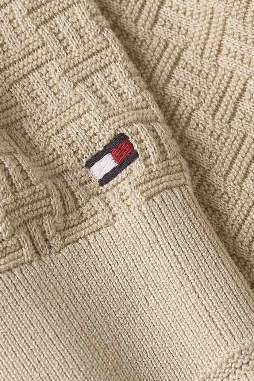 Чоловічий бежевий джемпер DC BASKETWEAVE CREW NECK 5