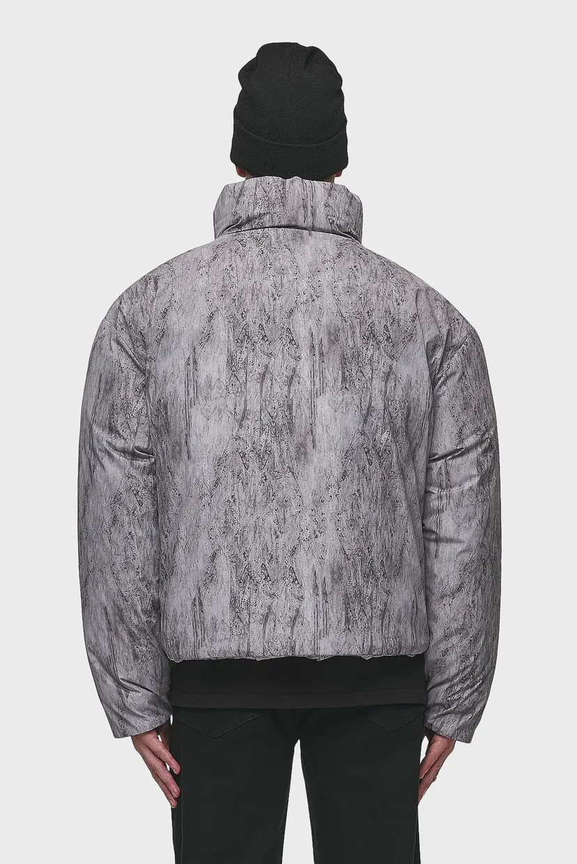 Чоловіча сіра куртка LAVOY RIPSTOP CRUSHED CROPPED BOXY PUFFER JACKET 4