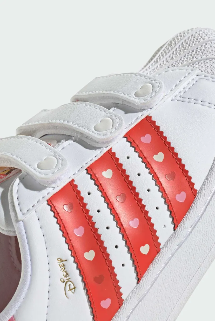 Дитячі білі снікерси ADIDAS DISNEY SUPERSTAR LED LIGHTS 8