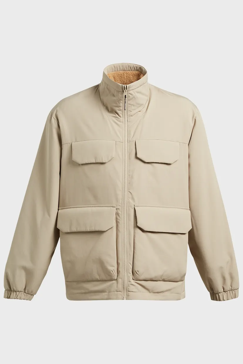 Мужская бежевая двусторонняя куртка MISSION REVERSIBLE JACKET 6