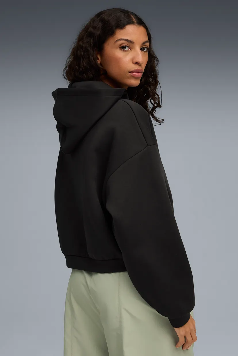 Женское черное худи Wardrobe Essentials Oversized Hoodie Women 3