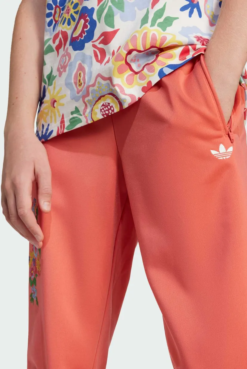 Дитячі помаранчеві спортивні штани adidas Originals x Liberty London Firebird Track Kids 4