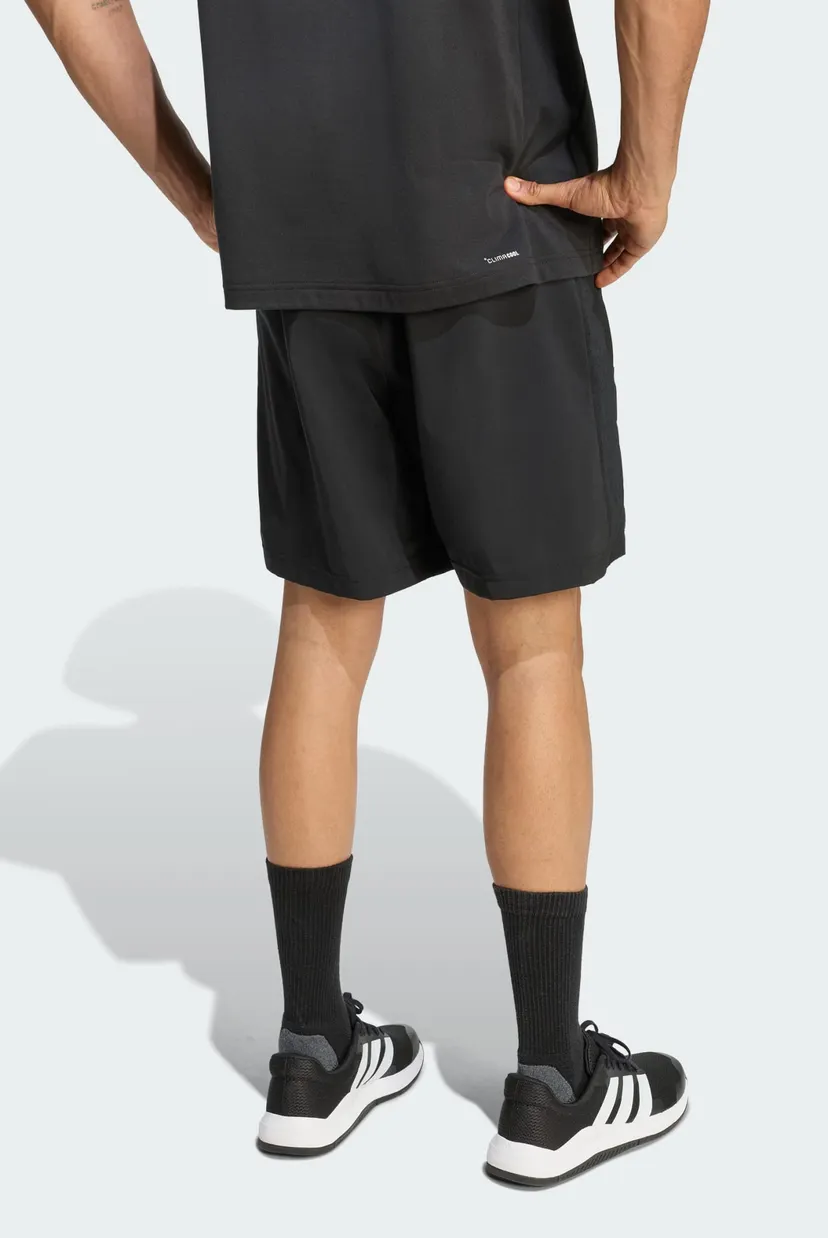 Мужские черные шорты WORKOUT ESSENTIALS BASE WOVEN 3