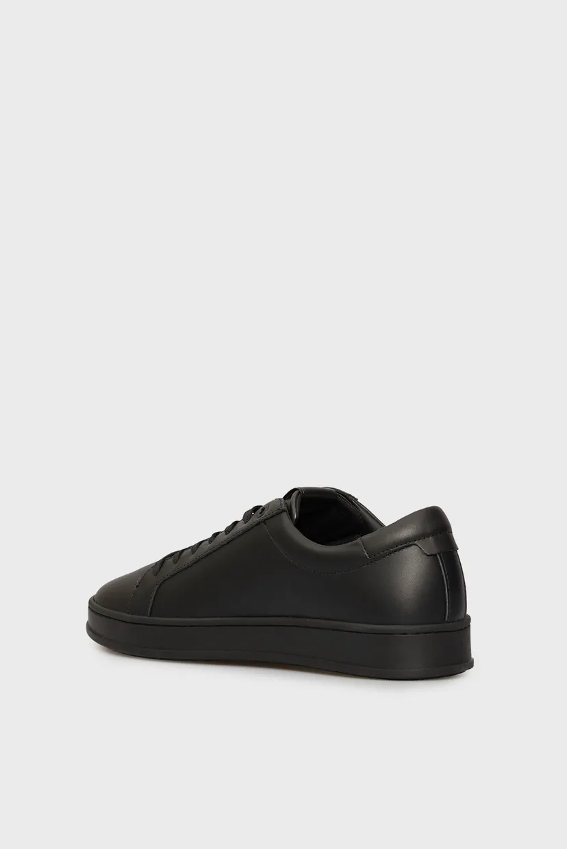 Мужские черные кожаные сникерсы LOW TOP 5