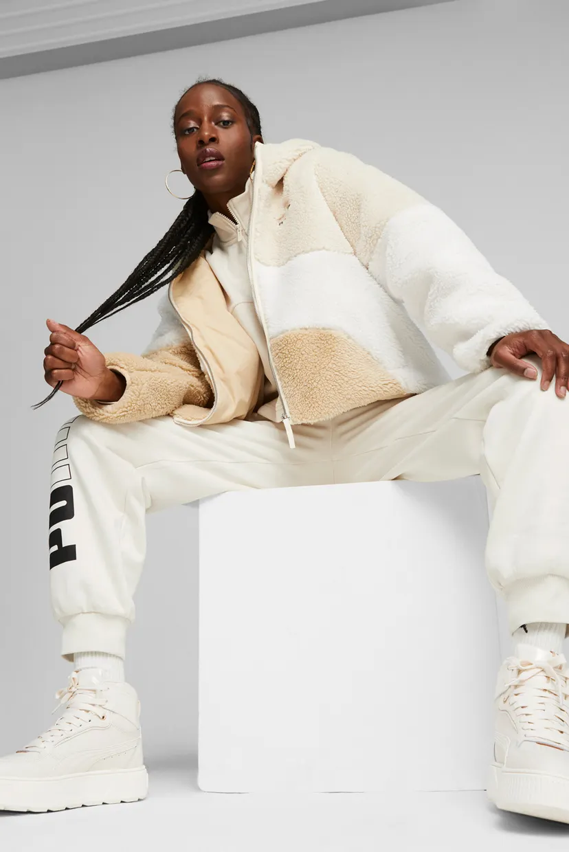 Куртка Big Cat Women's Hooded Sherpa Jacket PUMA 675370 — MD-Fashion