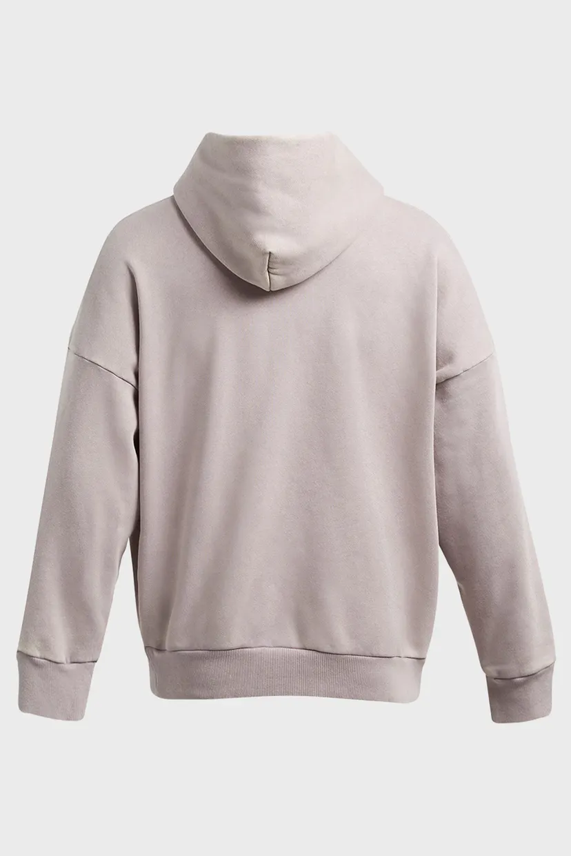 Чоловіче пудрове худі UA Icon HWT Flc Wash OS Hood 6