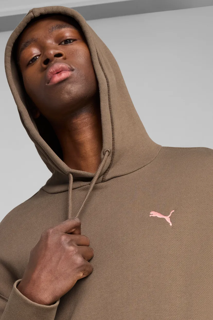 Коричневе худі PREMIUM ESS Relaxed Graphic Hoodie Unisex (унісекс) 4