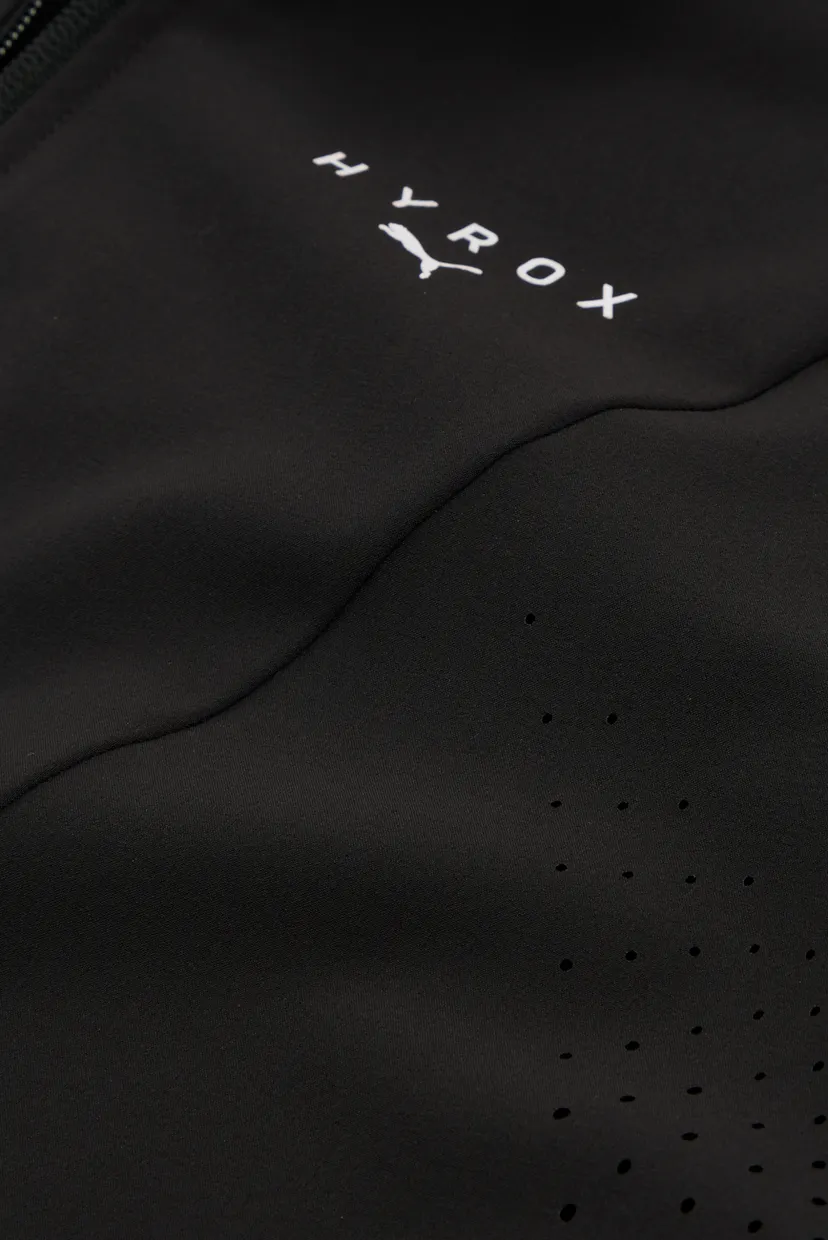 Женская черная ветровка PUMA x HYROX DRYELITE Warm Up Jacket Women 3