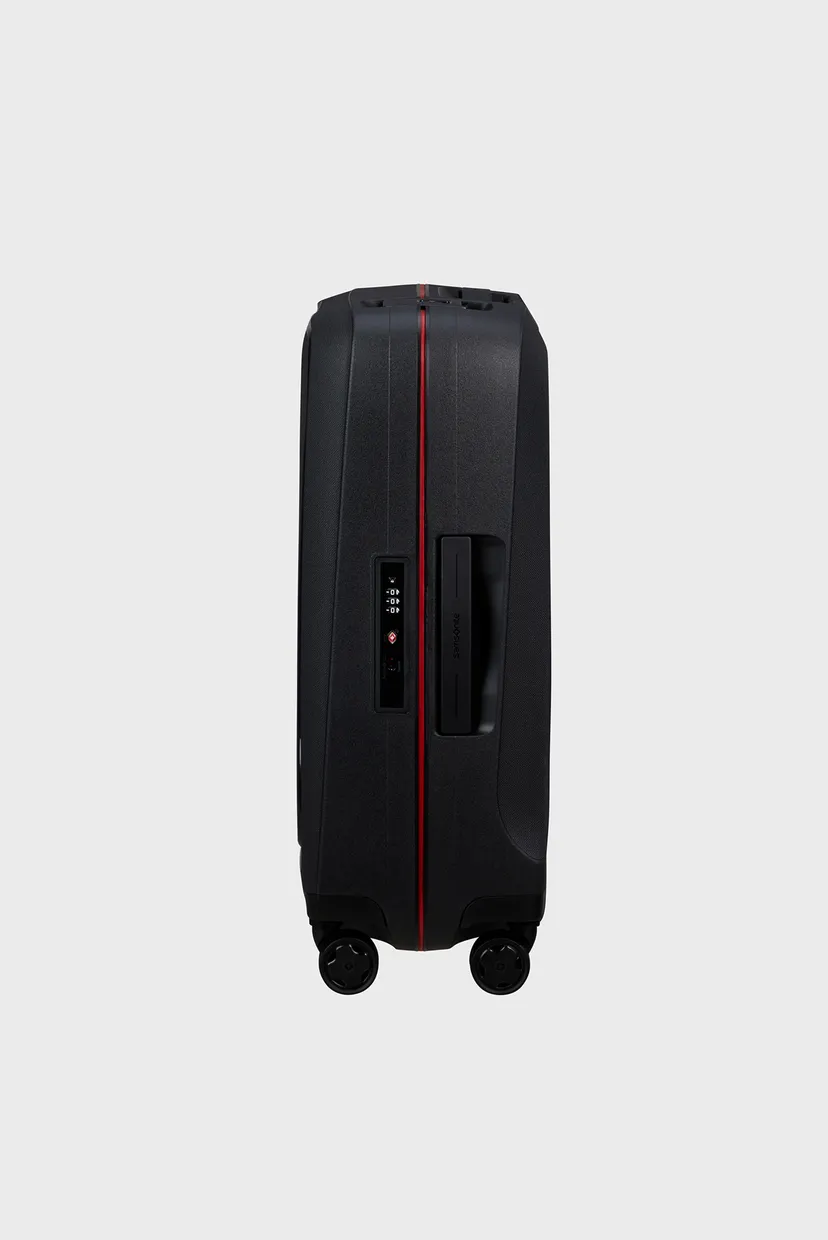 Чорна валіза 55 см ESSENS CHARCOAL/RED 3