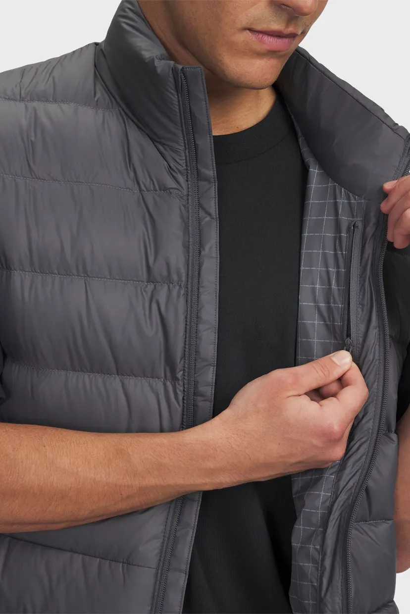 Чоловічий сірий жилет LEGEND DOWN VEST 4