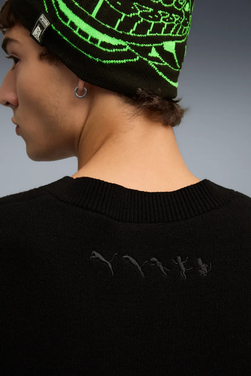Чоловічий чорний жилет PUMA x RIPNDIP Knitted Vest Men 4