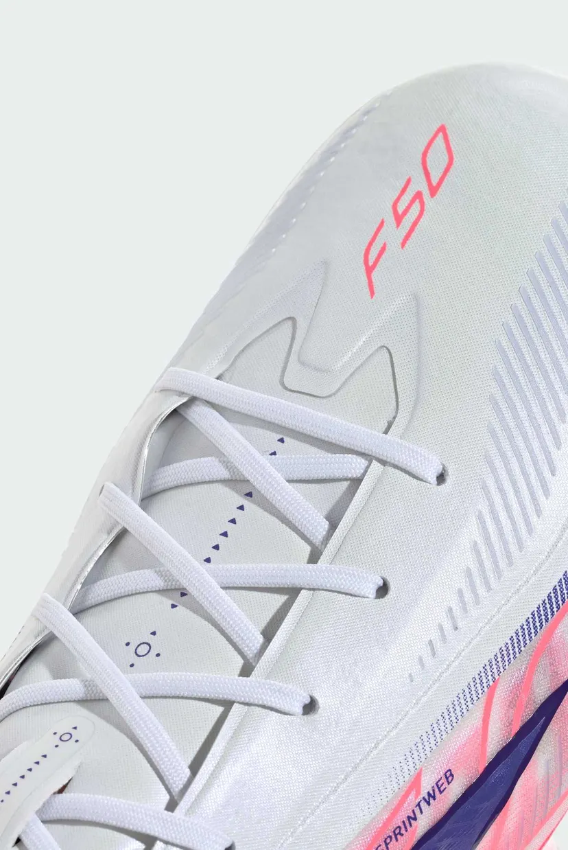 Білі бутси F50 HYPERFAST ELITE Firm Ground Football 9