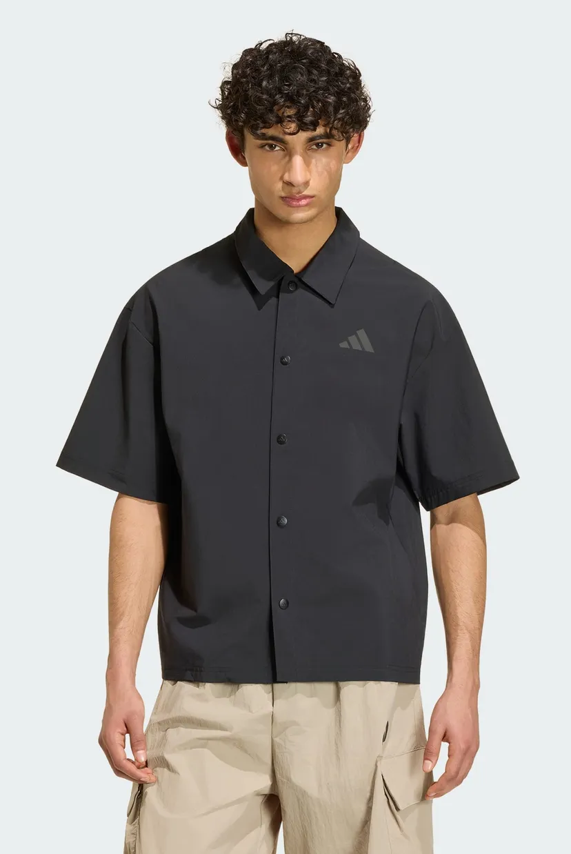 Чоловіча чорна сорочка City Tech adidas KC1084 — MD-Fashion