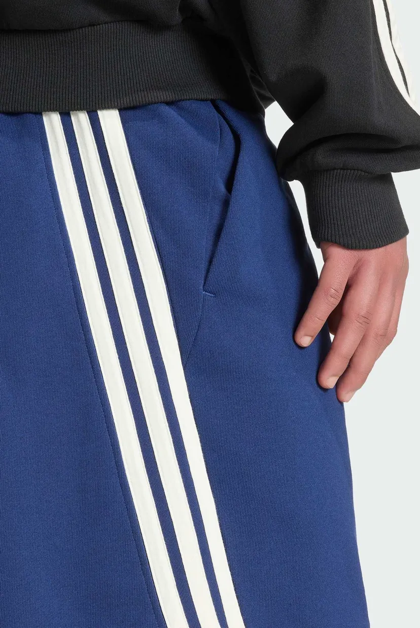 Мужские темно-синие шорты ADIDAS KIT 3-STRIPES 5