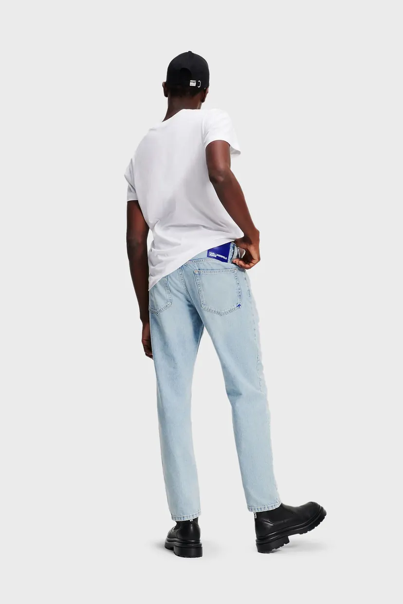 Мужские голубые джинсы klj tapered denim 4