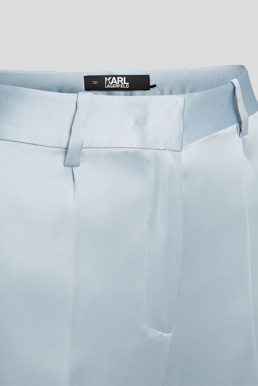 Жіночі блакитні брюки FLUID SATIN 6