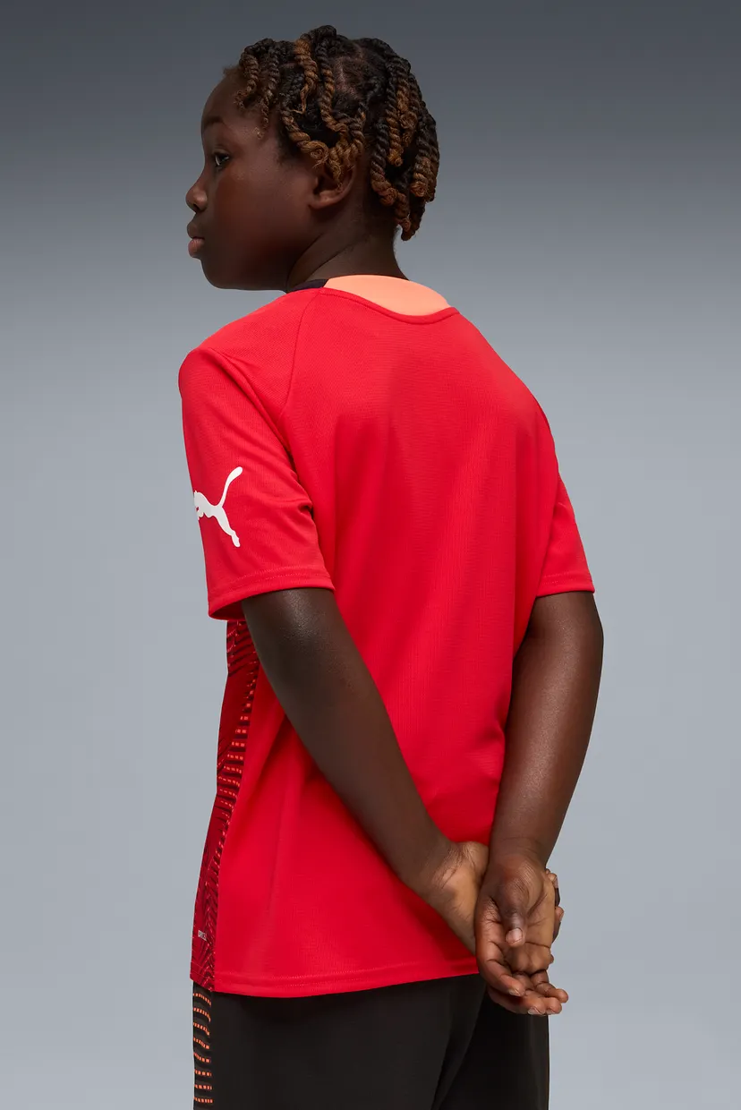 Детская красная футболка с узором individualFINAL Football Jersey Youth 3