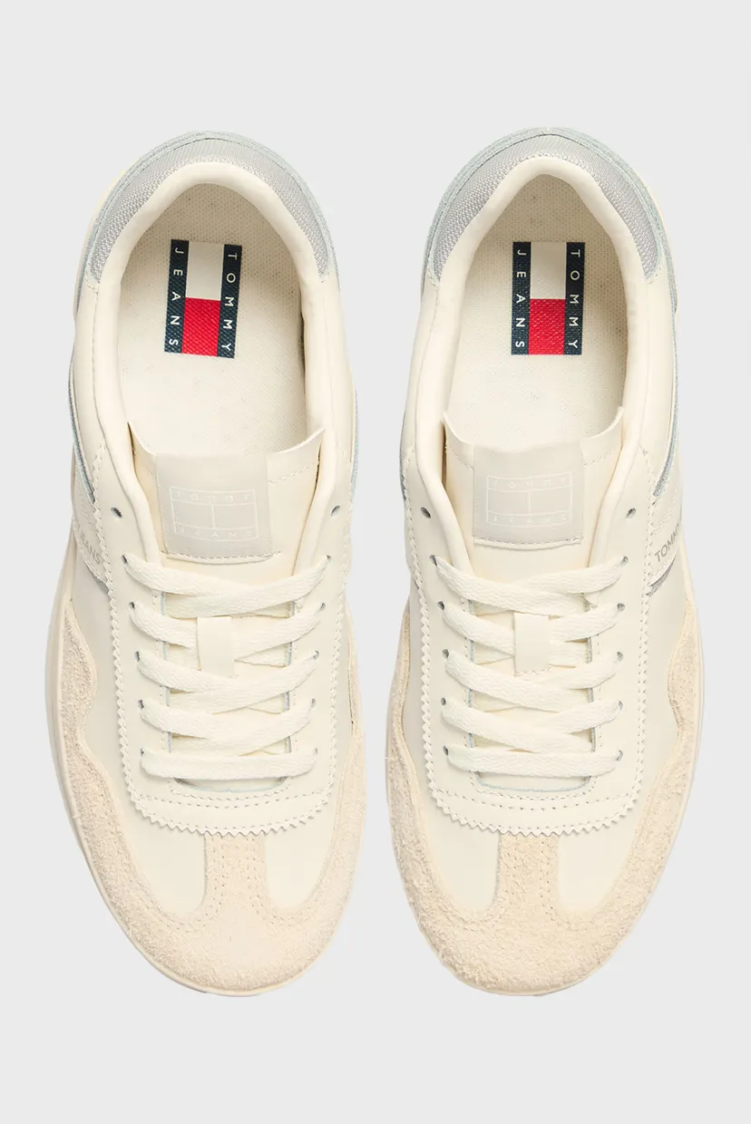Жіночі білі шкіряні снікерси THE GREENWICH FLATFORM 4