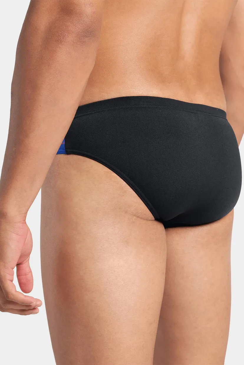 Чоловічі чорні плавки DREAMHLINE SWIM BRIEFS 5