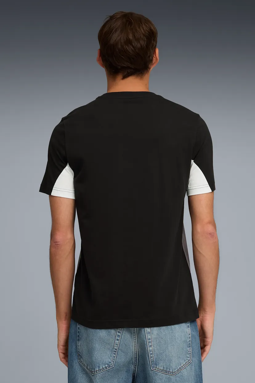 Мужская черная футболка Essentials Block Tee Men 3