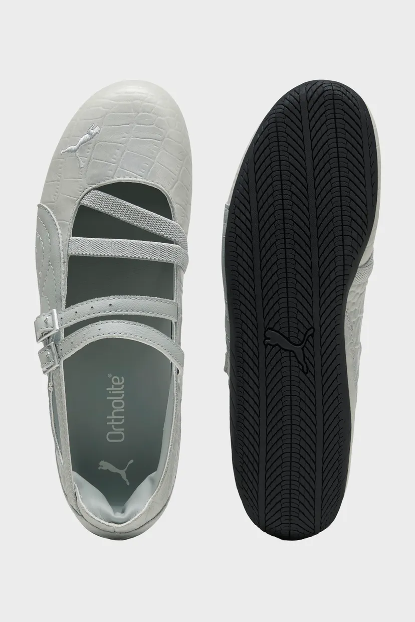 Женские серые балетки Speedcat Ballet Croc Print Sneakers Women 5
