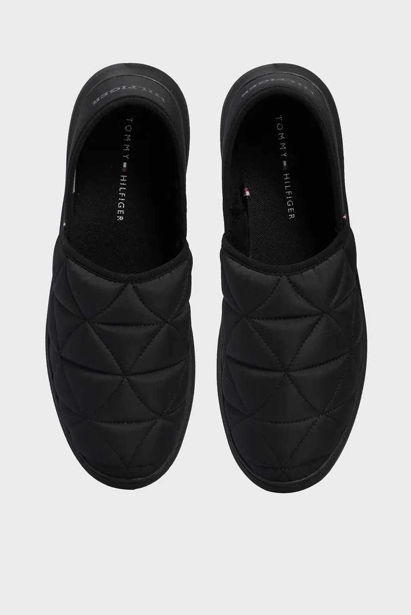 Чоловічі чорні капці HILFIGER WARM HYBRID HOMESLIPPER 4