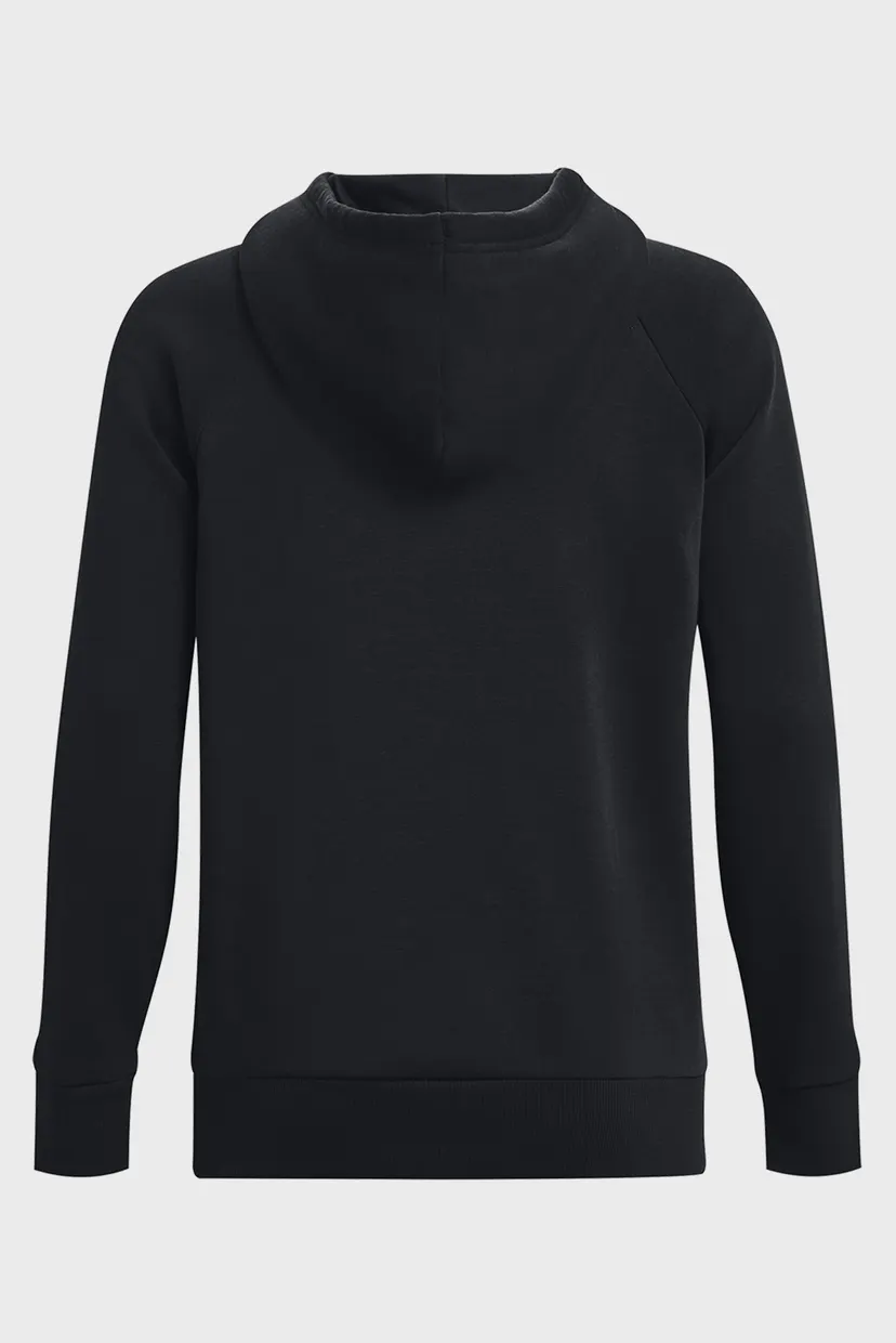 Жіноче чорне худі UA Rival Fleece Big Logo Hdy 6
