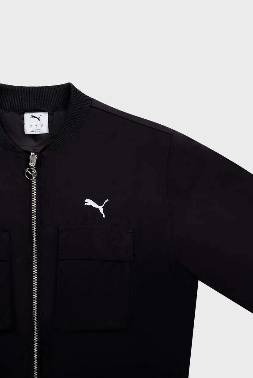 Женский черный бомбер Wardrobe Essentials Bomber Jacket Women 3