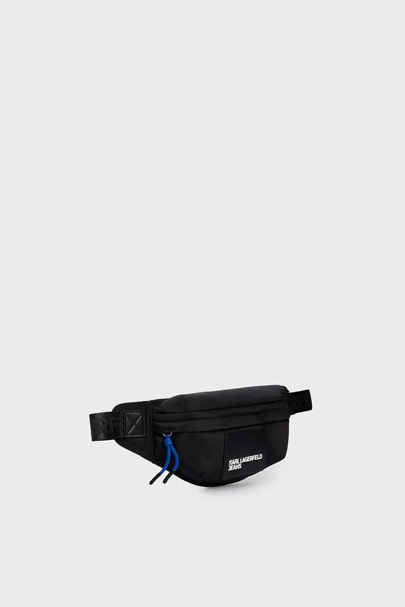 Чоловіча чорна поясна сумка STREET NYLON BUMBAG 3